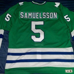 Ulf Samuelsson Vintage Authentic Whalers jersey